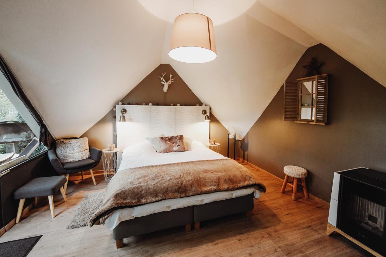 Chalet Scandinave Avec Sauna Ir - In The Woods Gesves Eksteriør bilde