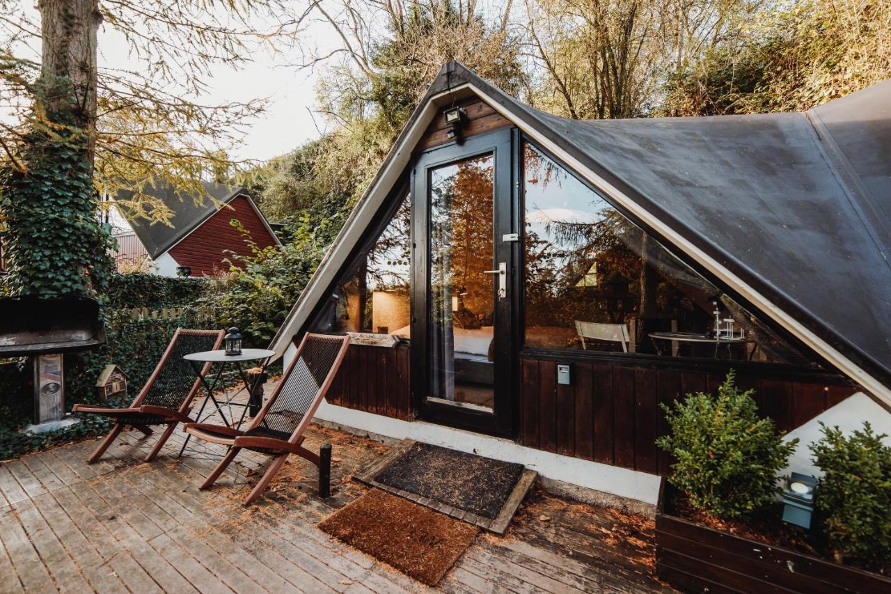 Chalet Scandinave Avec Sauna Ir - In The Woods Gesves Eksteriør bilde