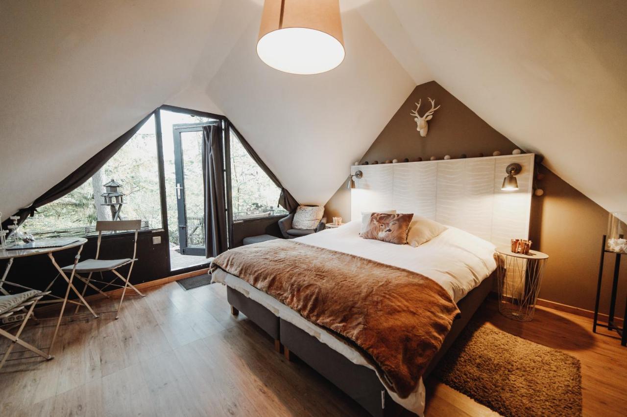 Chalet Scandinave Avec Sauna Ir - In The Woods Gesves Eksteriør bilde