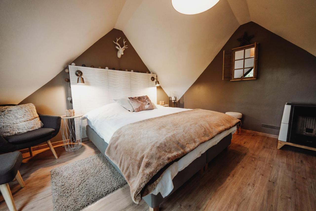 Chalet Scandinave Avec Sauna Ir - In The Woods Gesves Eksteriør bilde