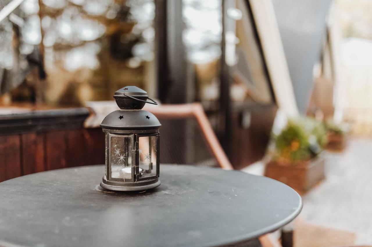 Chalet Scandinave Avec Sauna Ir - In The Woods Gesves Eksteriør bilde